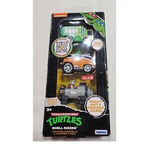Teenage mutant ninja shell riders 3-pack diecast cars